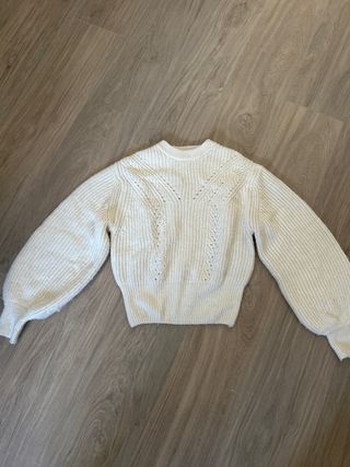 Jersey blanco de punto