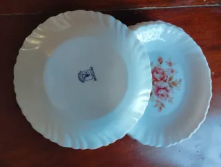 Arcopal 6 Platos Postre Rosas