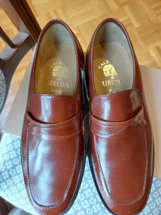Zapatos Ubeda Vestir Marrones Talla 39 Nuevos