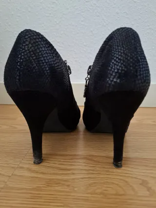 Botines CHK10 Negros Talla 38