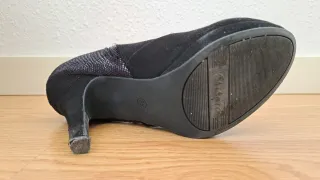 Botines CHK10 Negros Talla 38