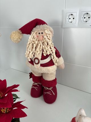 Adornos Navideños Santa y Caballito