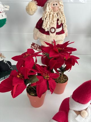 Adornos Navideños Santa y Caballito