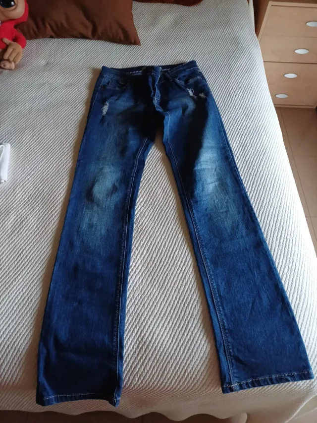 Pantalón vaquero elástico