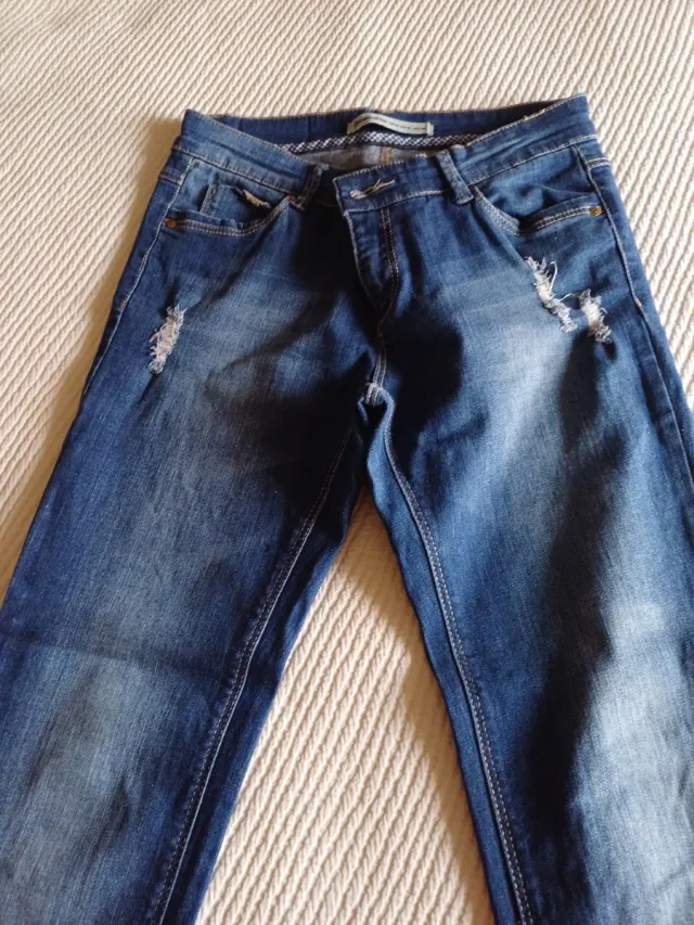 Pantalón vaquero elástico