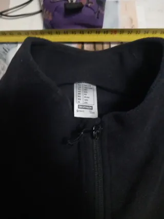 Gilet pile grigio Quechua