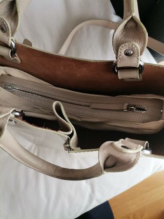 Bolso de piel zara