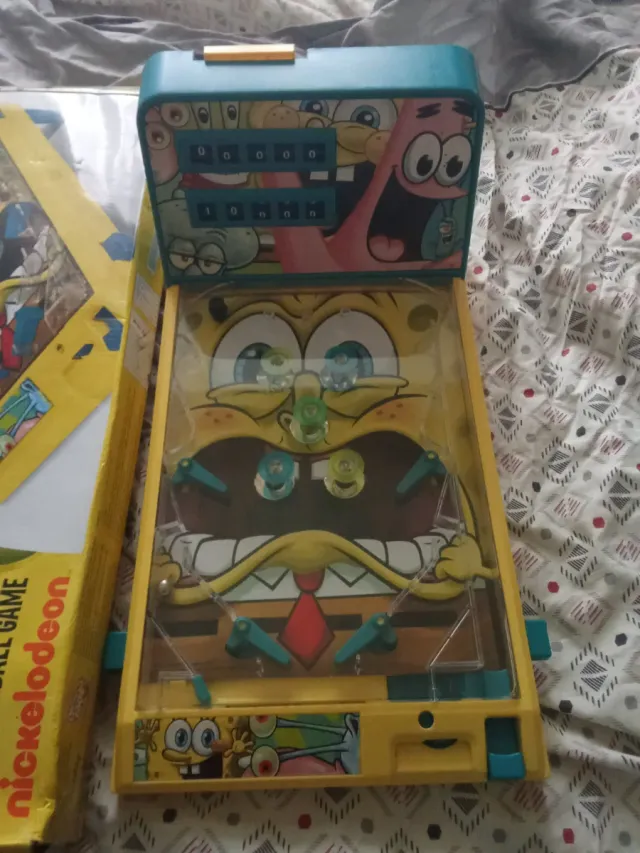 Pinball electrónico bob esponja