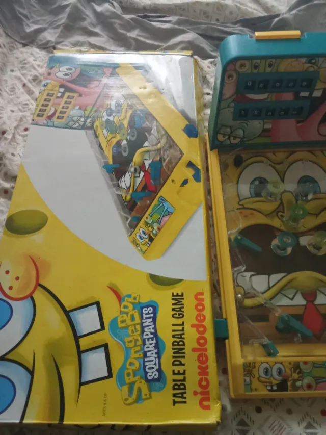 Pinball electrónico bob esponja