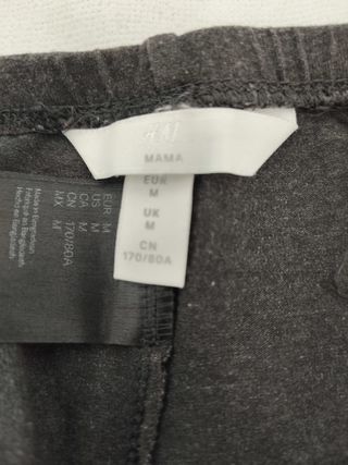 Leggings premamá H&M Talla M grises