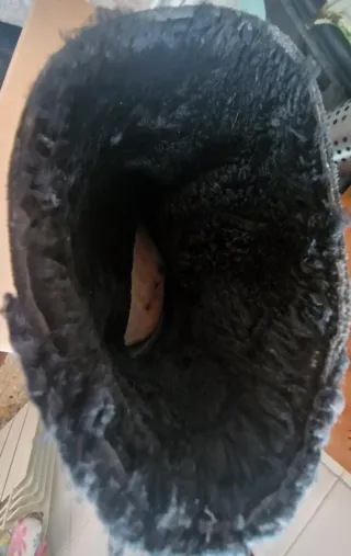 Botas MOU Negras Con cuña interna