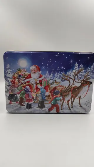 Lote 3 Cajas Metálicas Navideñas