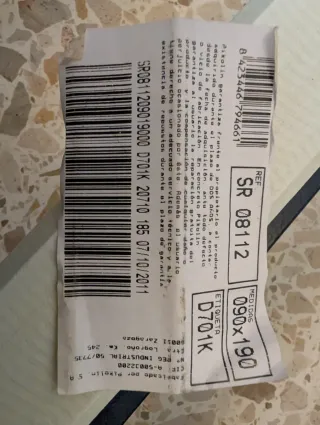 Somier Pikolin Supletorio 90