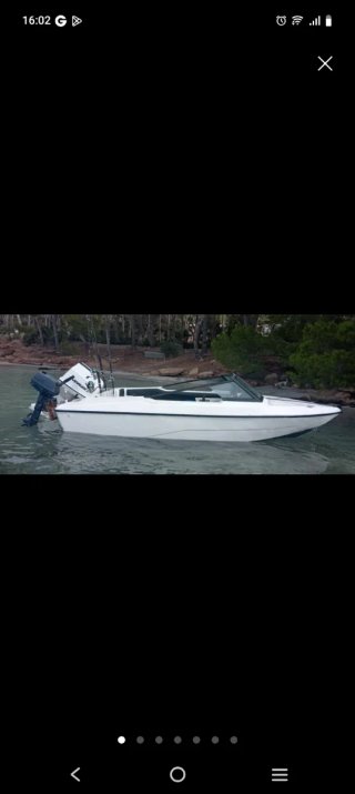 Barca glastron la raya  con motor fueraborda 80cv