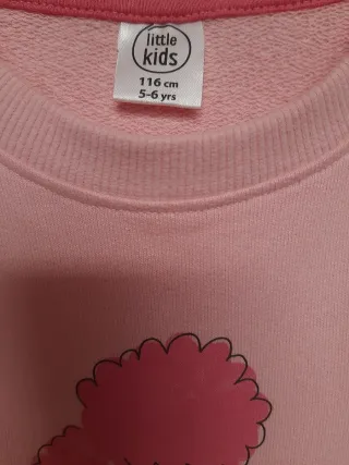 Conjunto Sudadera y Mallas Niña talla 5-6
