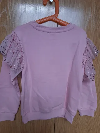 Conjunto Sudadera y Mallas Niña talla 5-6