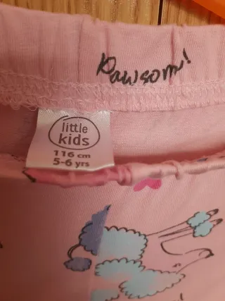 Conjunto Sudadera y Mallas Niña talla 5-6