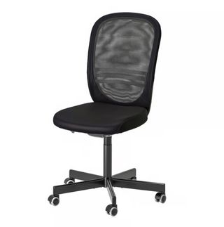 Silla de oficina Ikea negra