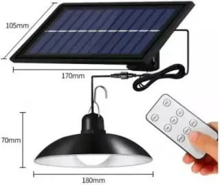 Lampada Pannello Solare Giardino 2 Luci Faro