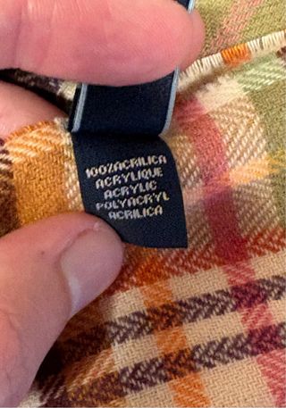 Bufanda de cuadros hombre - Altea