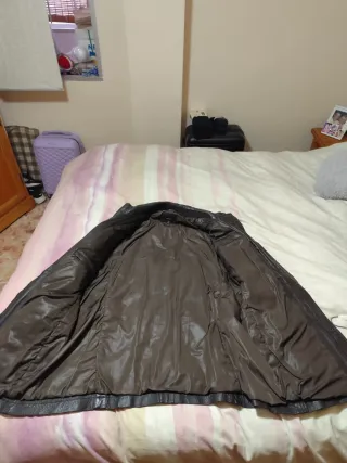 Chaqueta Piel Hombre Cortefiel Tres Cuartos XXL 44