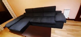 Sofá modular gris 3 plazas