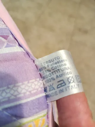 Trapuntino Lilla double-face una piazza