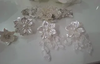 Vestido de boda gitana blanco