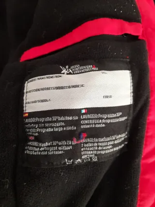 Chaqueta de esquí/snow para niñ@ de 12 años