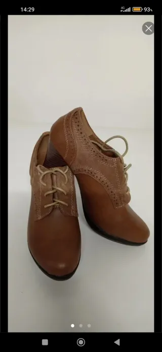 Zapatos de salón tacón marrón