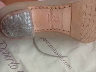 Zapatos Baile Flamenco Roberto Garrudo Beige