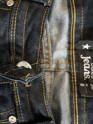 Pantalón vaquero oscuro Blanco Talla 36