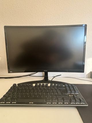 PC Gaming+Monitor 144hz+teclado newskill