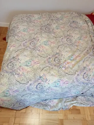 Funda nórdico y cojín a juego 2 m. de ancho+largo