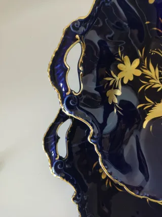 BANDEJA Y CENTRO DE MESA PORCELANA CAPEANS