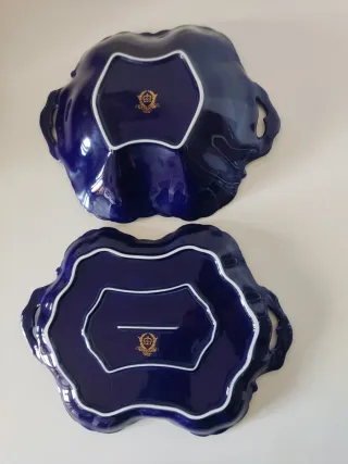 BANDEJA Y CENTRO DE MESA PORCELANA CAPEANS