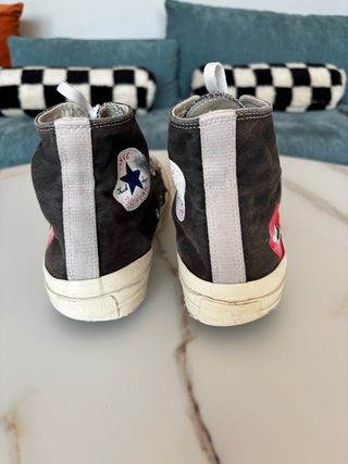 Converse CDG negras Talla 40