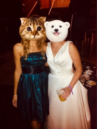 Conjunto Vestido Ceremonia Negro y Verde