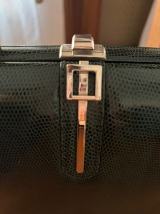 Borsetta vera pelle lucertola anni 60