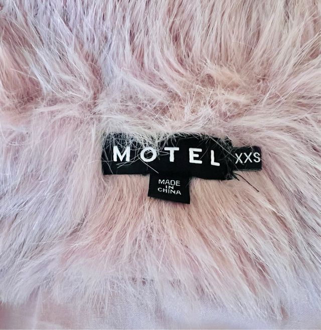 Motel Chaqueta de pelo rosa / Motel Jacket