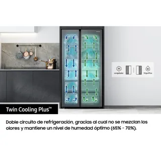 Frigorífico Samsung Side by Side RS66A8101S9/EF
