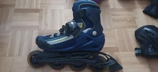 Kit Patines en Línea con Casco y Protectores