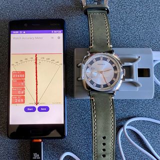 Reloj Parnis P6013 Mecánico Verde/Plata