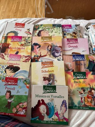 colección libros érase la música, 28 libros