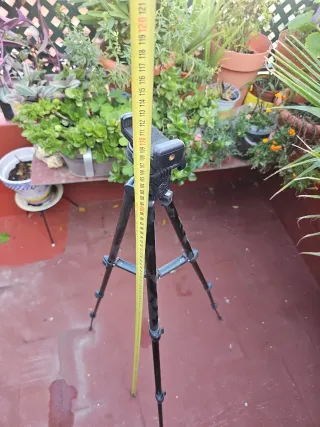 Trípode para móvil negro