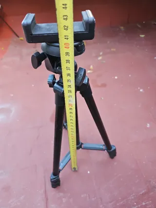 Trípode para móvil negro