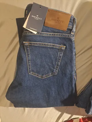 Vaqueros Hackett Azules