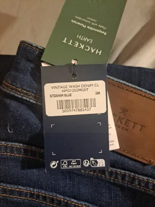 Vaqueros Hackett Azules