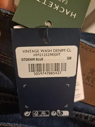 Vaqueros Hackett Azules