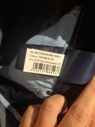 Vaqueros Hackett Azules